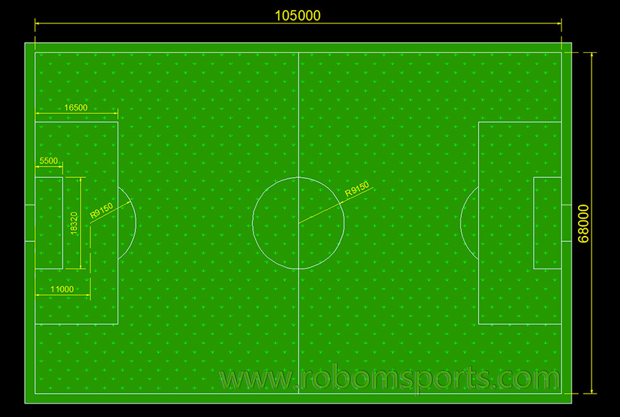 11人足球场标准尺寸