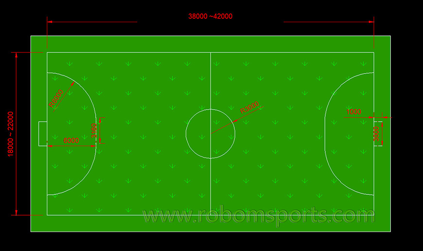 5人制足球场尺寸