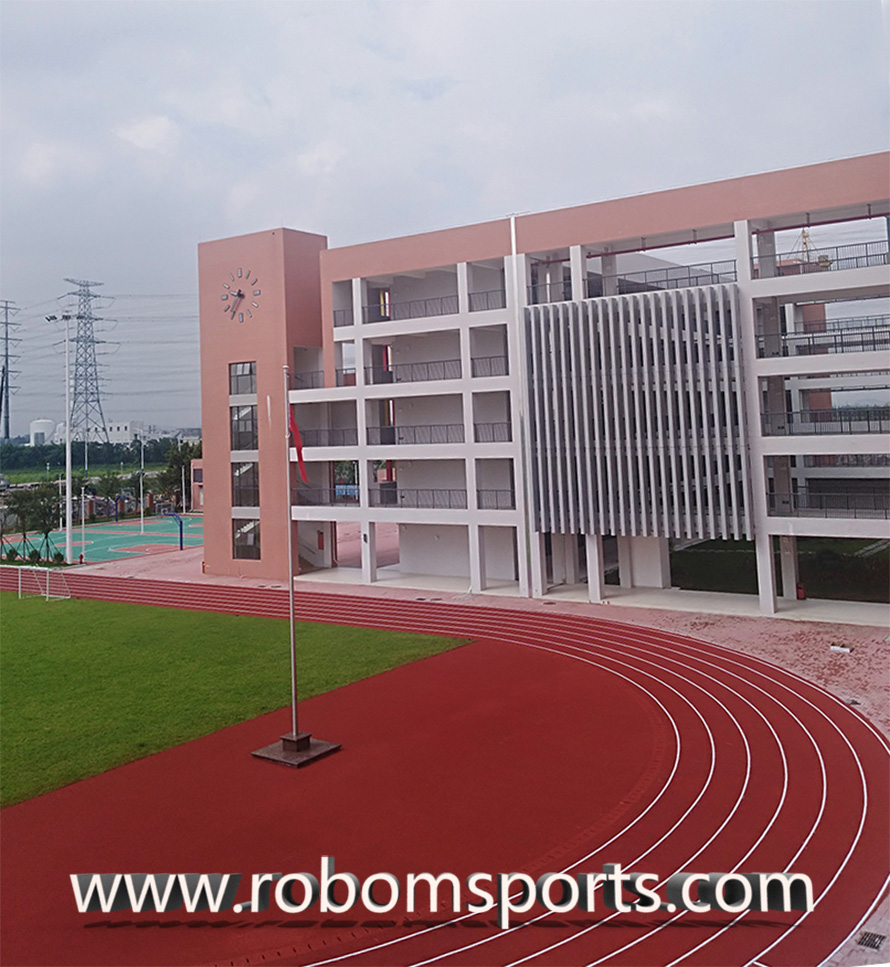 佛山西山小学塑胶运动场